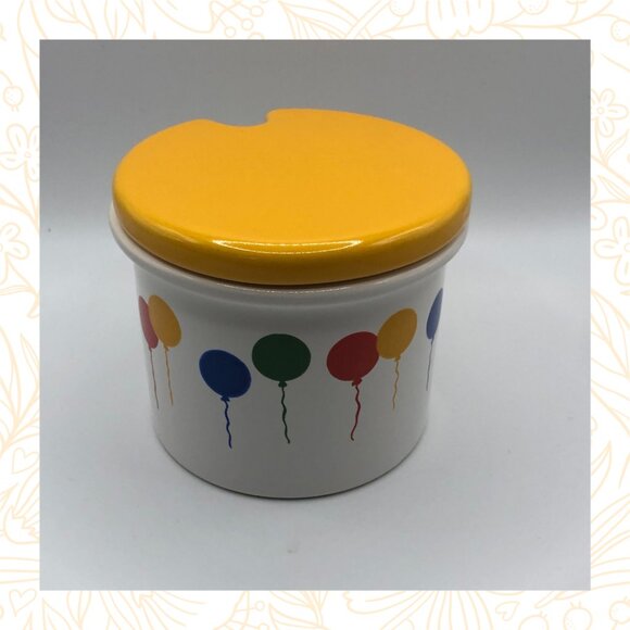 Wächtersbach Vintage Porcelain Balloon Sugar, Mustard or Jam Pot with Lid - Picture 2 of 7